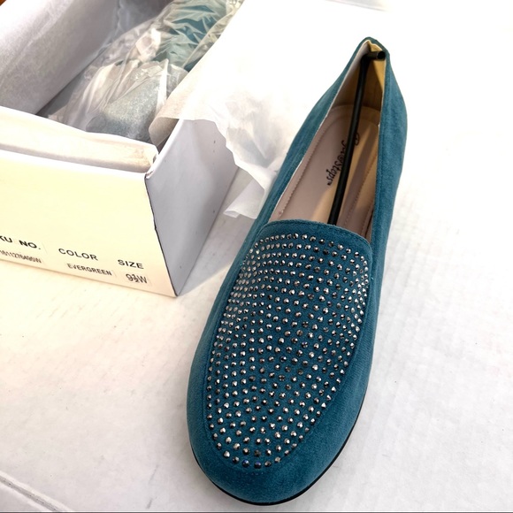 Angel Steps Wide Width Embellished Loafers - Picture 6 of 10